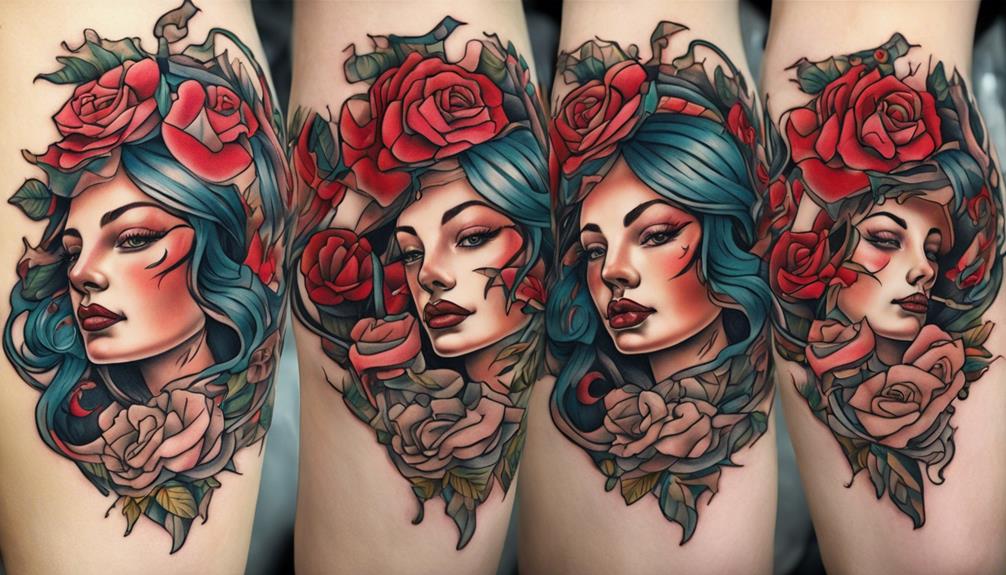 neo traditional tattoo style