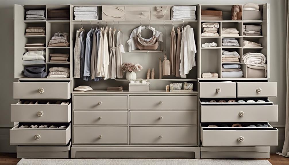 organize dresser efficiently and stylishly