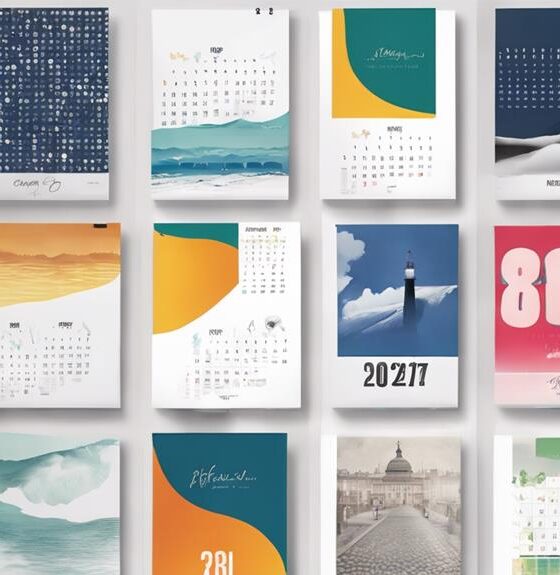 organized and stylish calendars