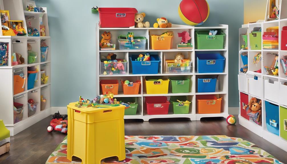 organized playroom storage solutions