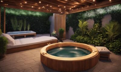 outdoor spa relaxation ideas