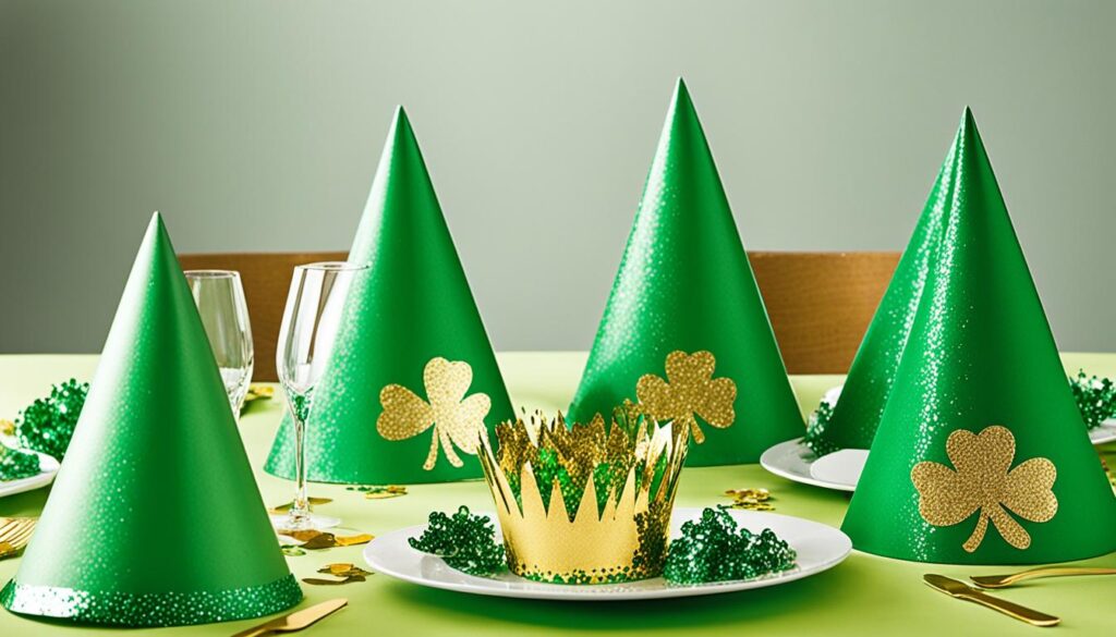 party hat table setting