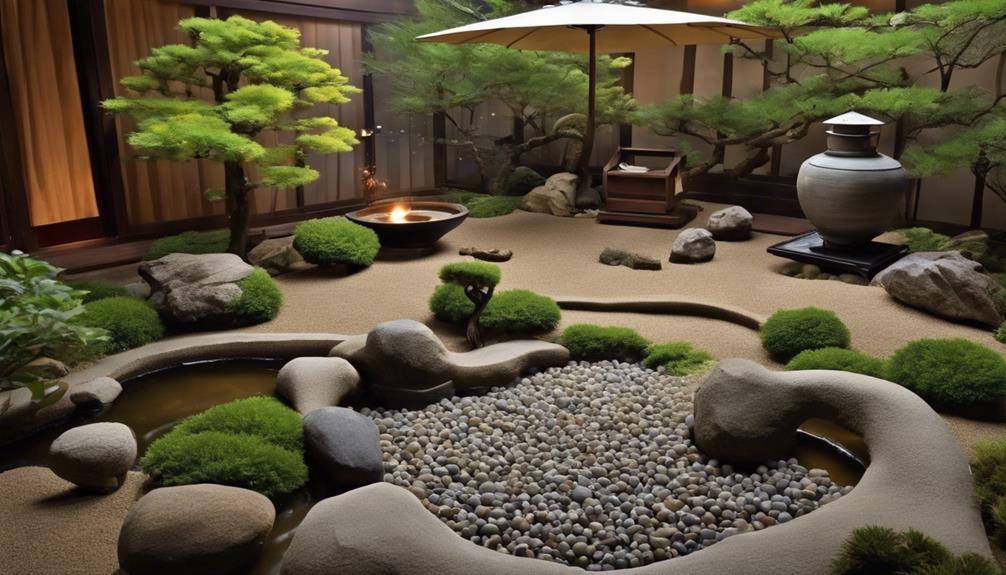 peaceful japanese garden design