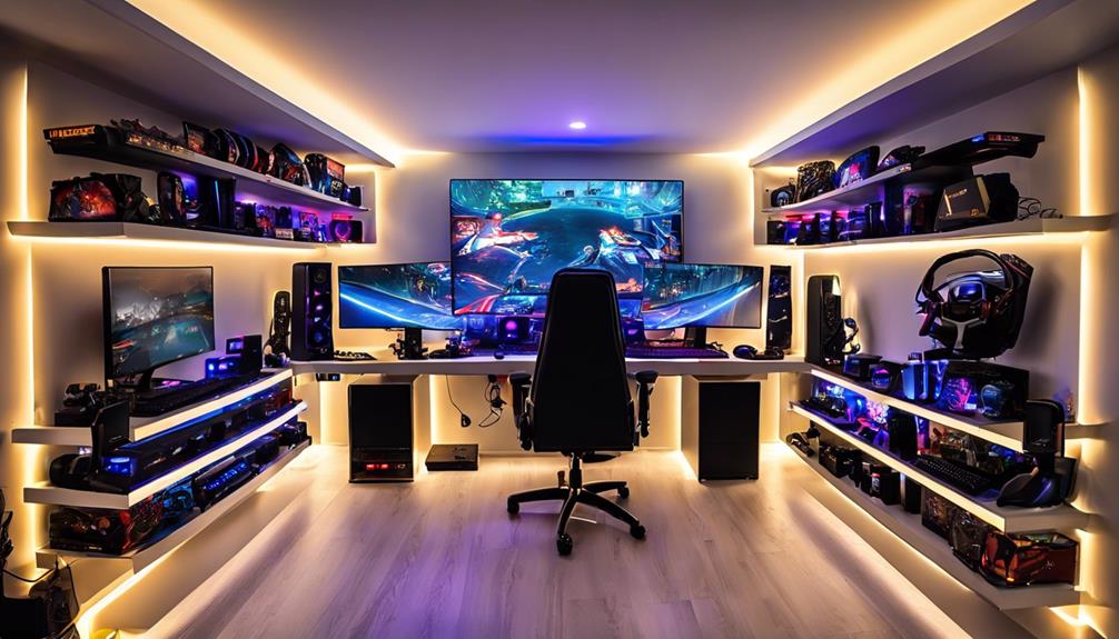 perfecting gaming room aesthetics