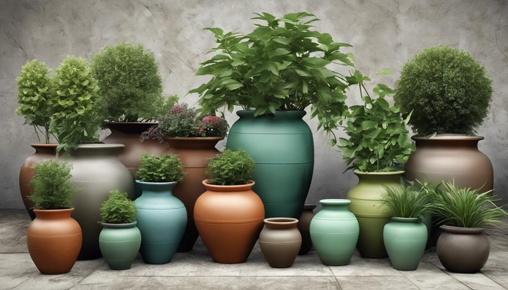 pots for growing mint