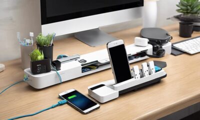 power strips for device organization