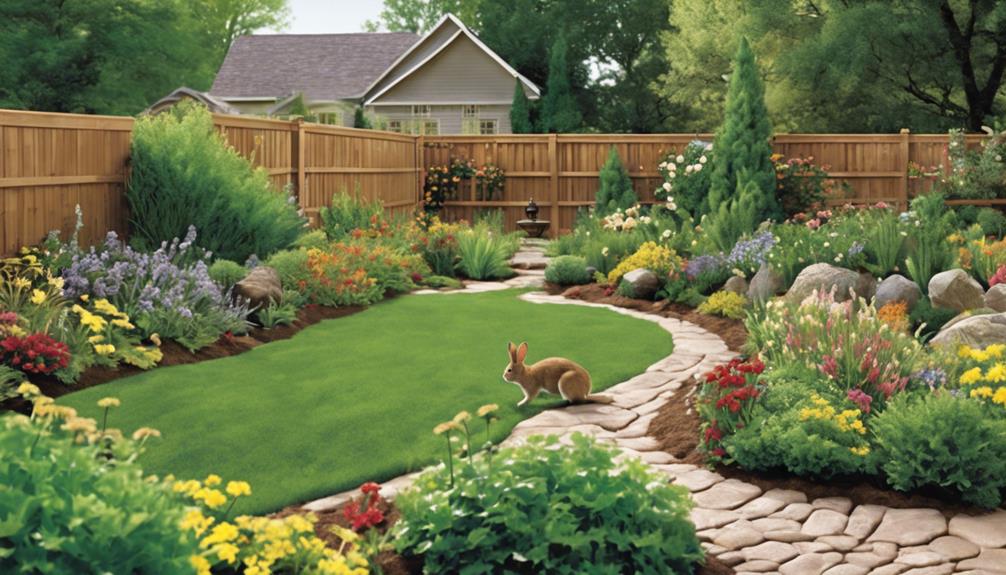 protect garden from rabbits