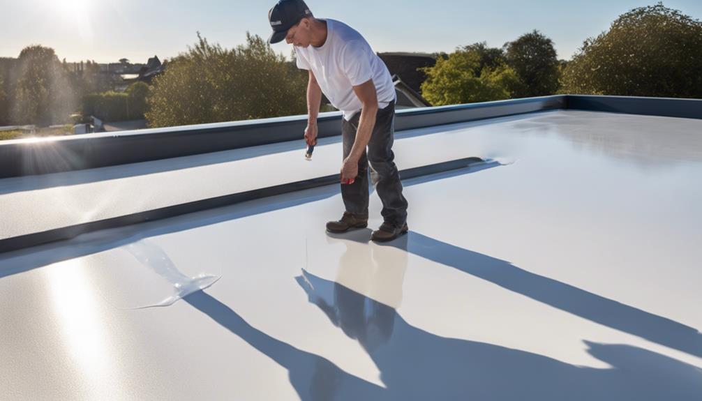 protecting roofs with fibreglass