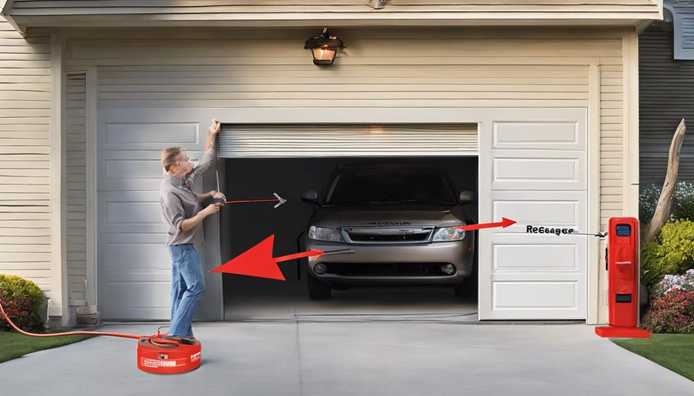 re engage garage door opener