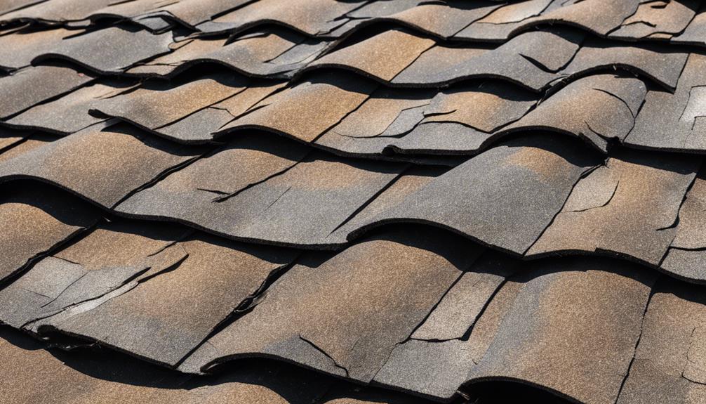 recognizing faulty roof shingles