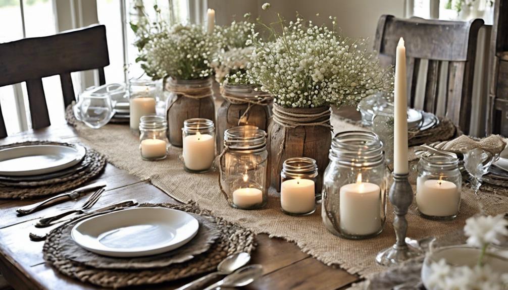 rustic charm for dining