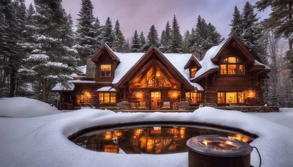 secluded mountain lodge retreat