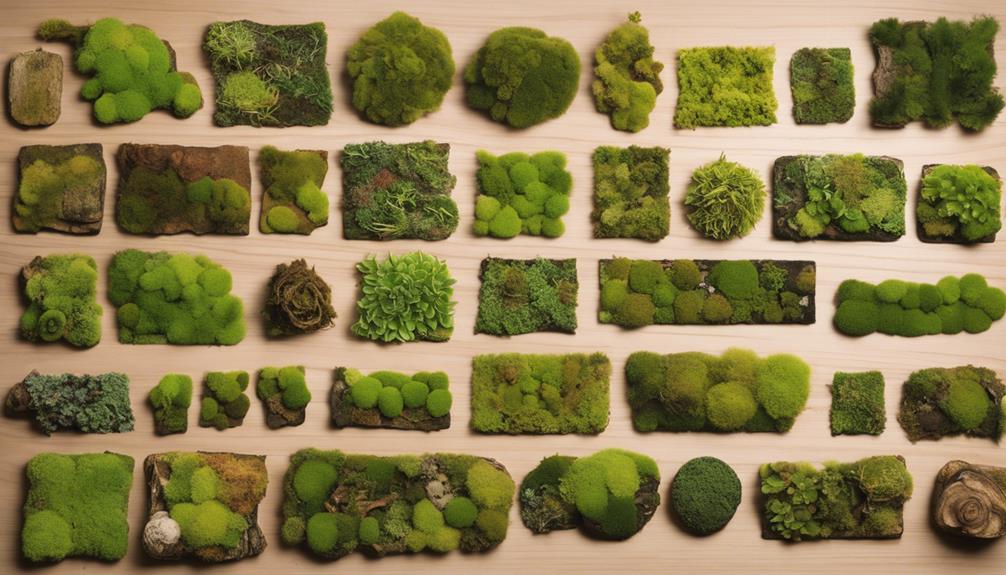 selecting ideal moss species