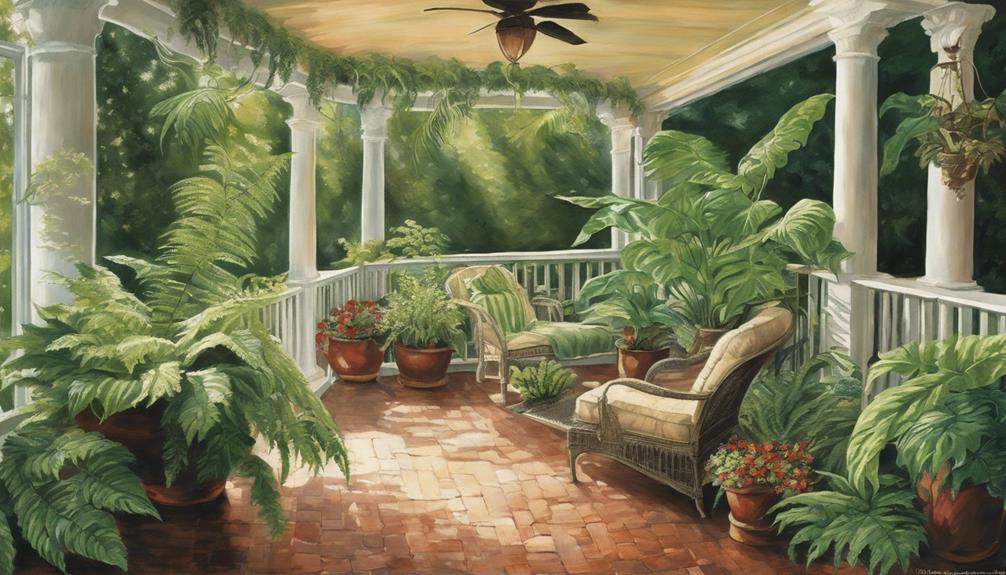 shaded porch plant guide