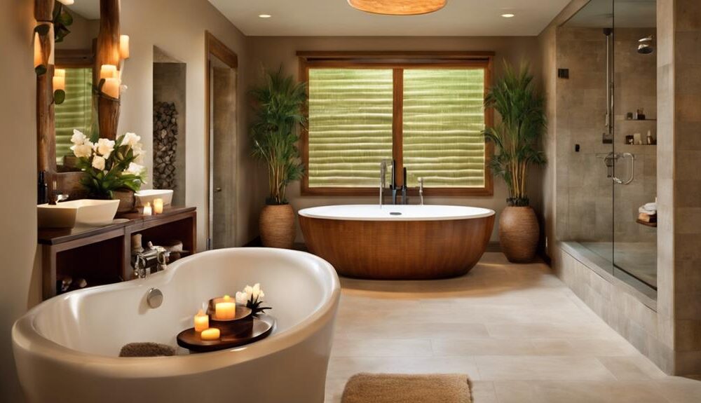 spa inspired retreat in bathroom