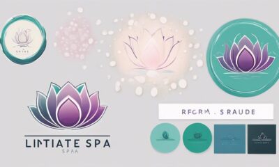 spa logo design tutorial