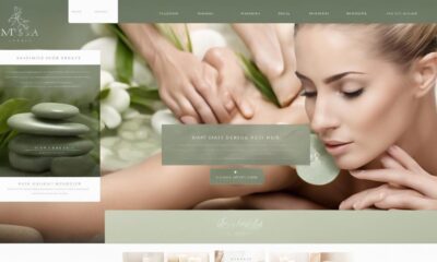 spa website design ideas