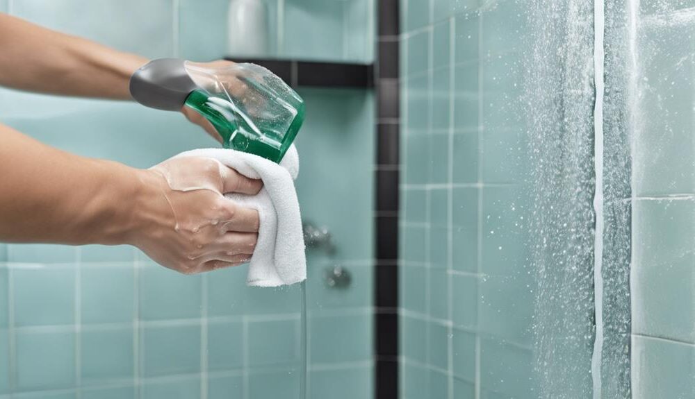 sparkling shower glass cleaners