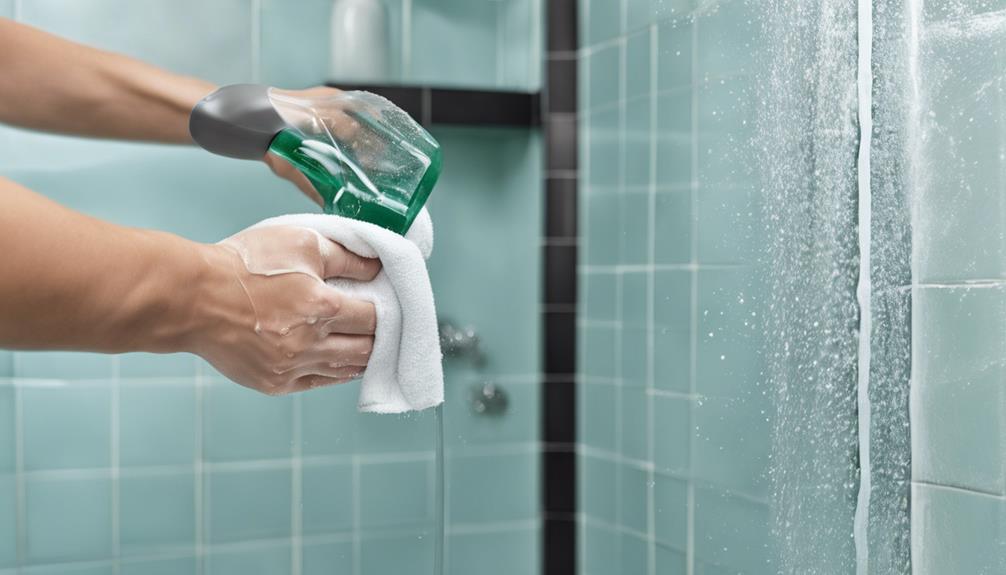 sparkling shower glass cleaners