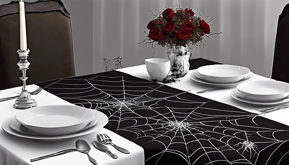 spooky handcrafted tablecloths showcase