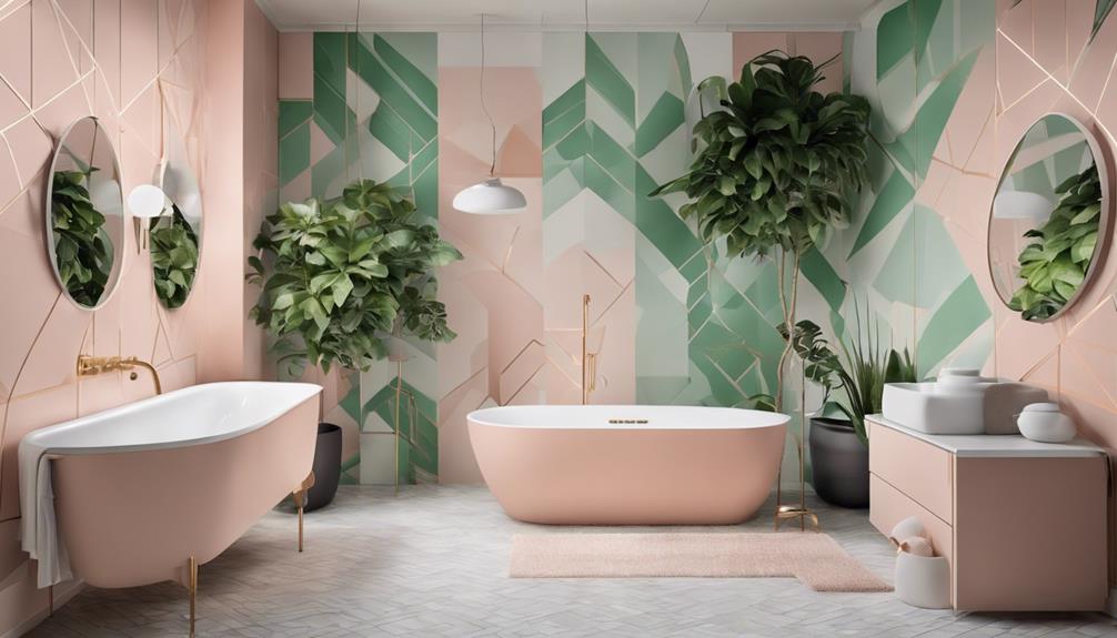 stylish bathroom wallpaper ideas
