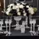 stylish black table decor