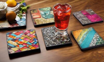 stylish furniture protection coasters