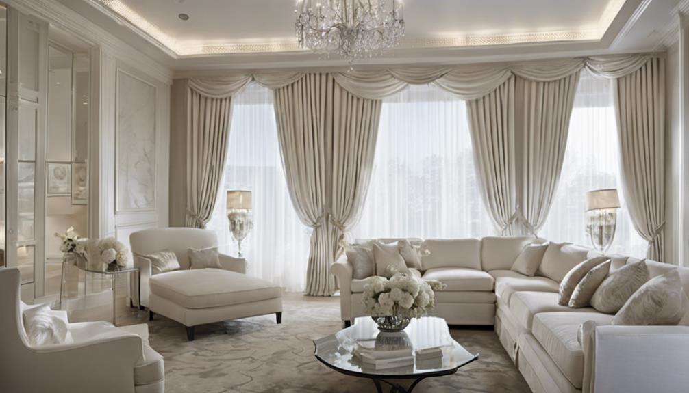 stylish living room curtains