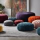 stylish poufs for homes
