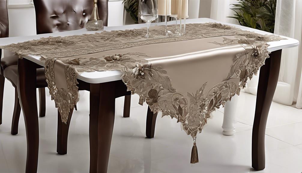sumptuous fabric table runners