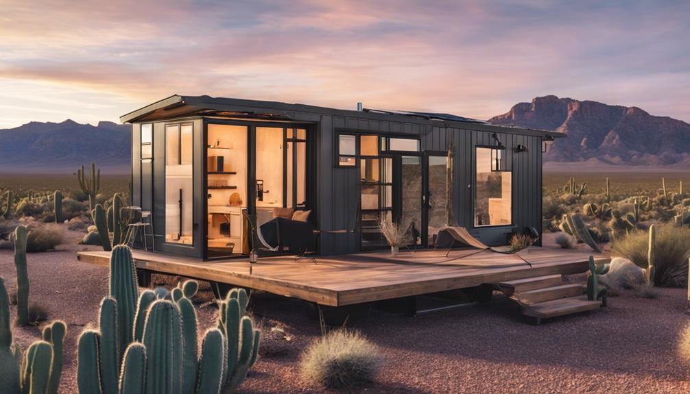 tiny home living in arizona