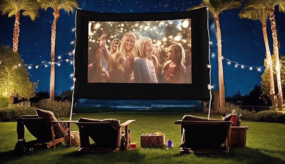 top outdoor movie screens