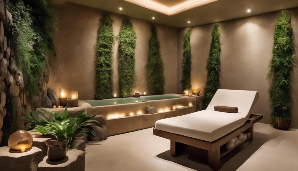tranquil spa interior design