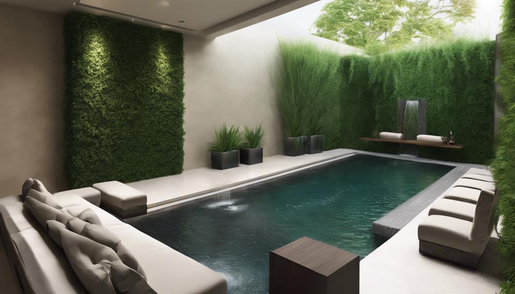 tranquil water garden design