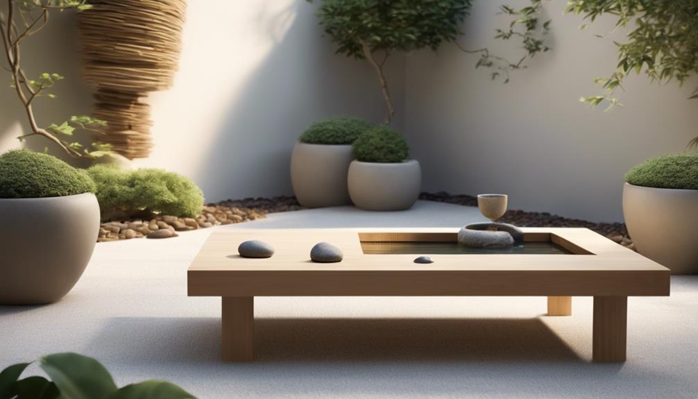 tranquil zen garden oasis