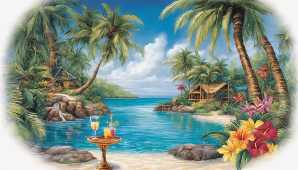 tropical getaway in paradise