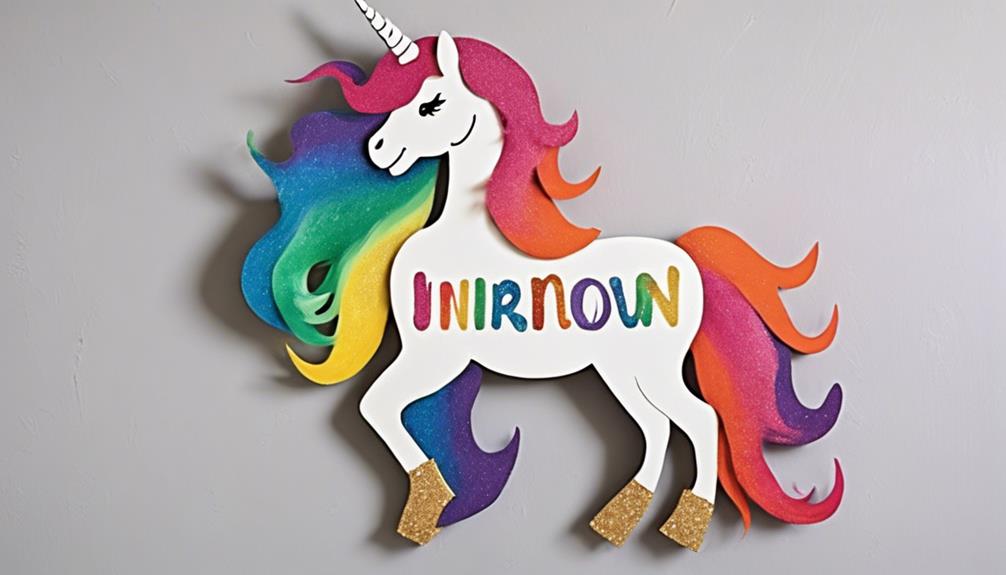 unicorn themed room decoration project