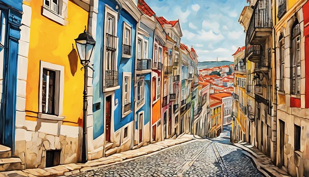 vibrant buildings in portugal