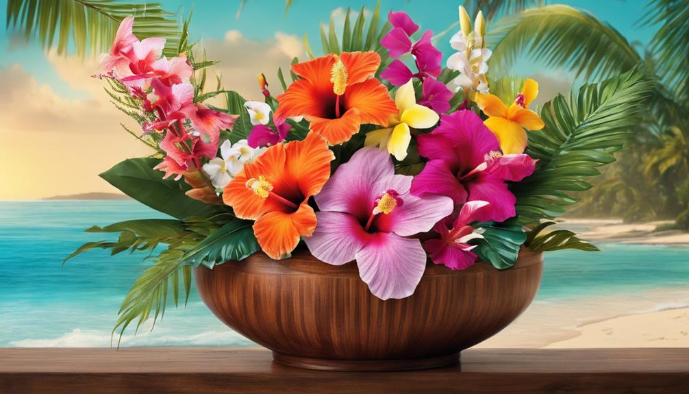 vibrant floral table arrangements