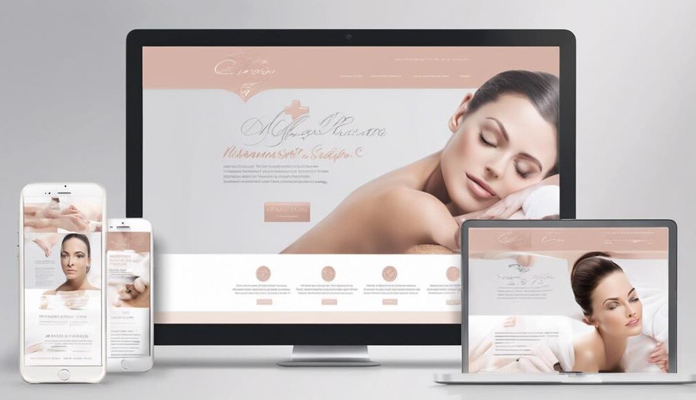 website design for spas