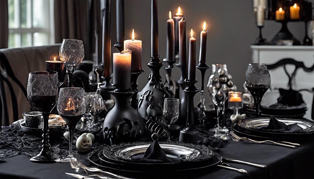 witchy glassware and accents