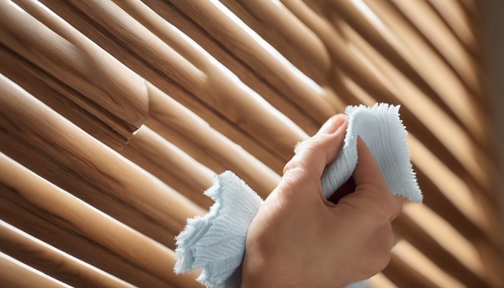 wooden blind cleaning guide