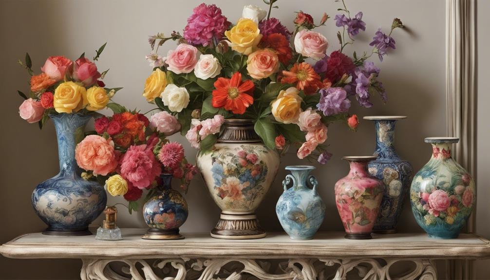antique vases add charm