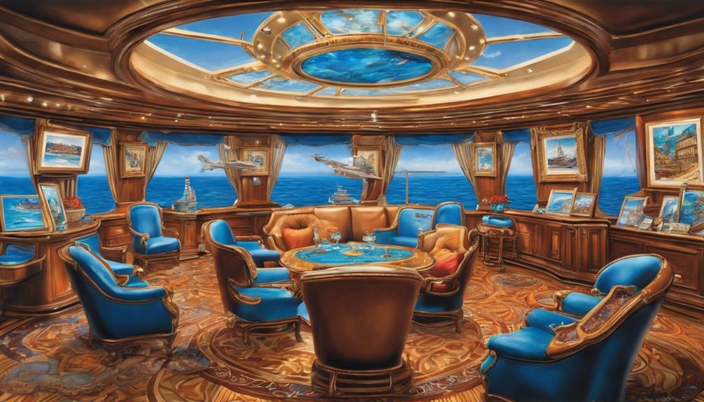 art collection on cruise