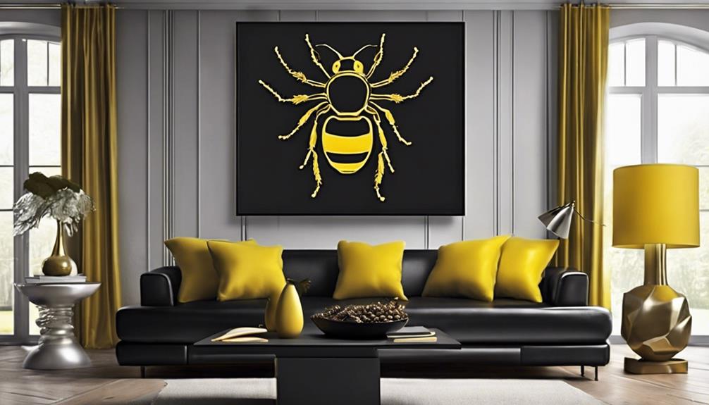 bee themed home decor accents
