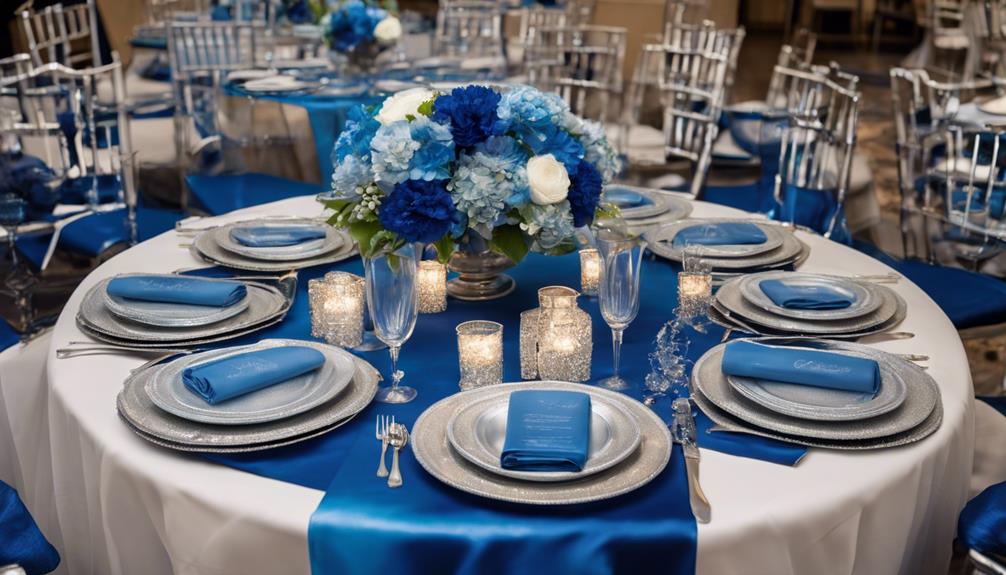 blue table decor ideas