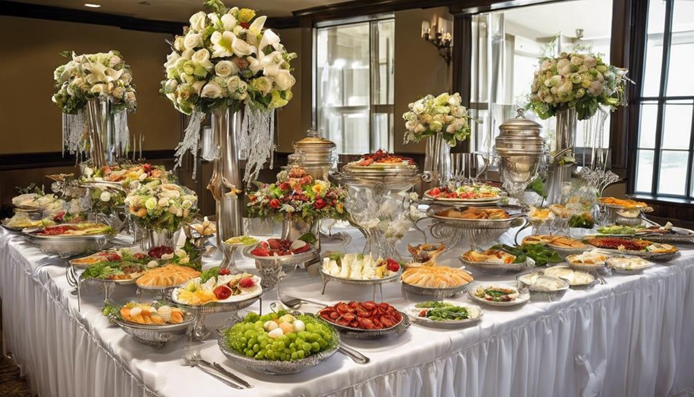 buffet table decor ideas