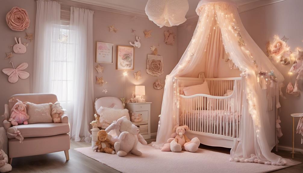 canopy bed in dreamy setting