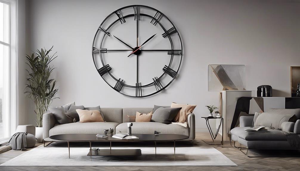 contemporary wall clock designs