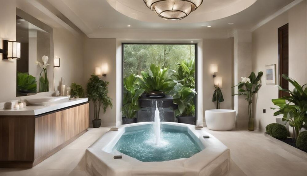 creating a tranquil spa